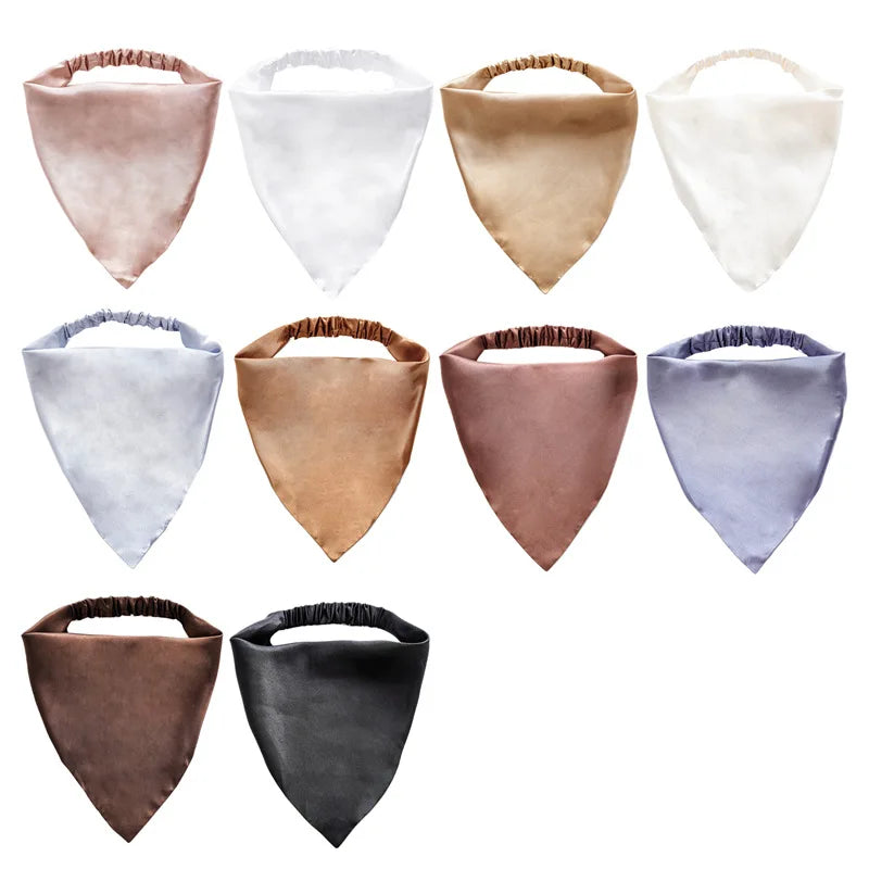 Women Solid Hair Scarf Scrunchies