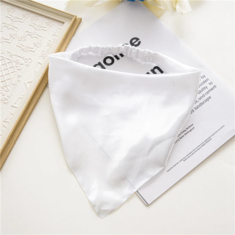 Women Solid Hair Scarf Scrunchies