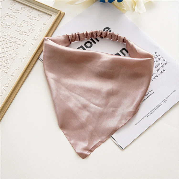 Women Solid Hair Scarf Scrunchies