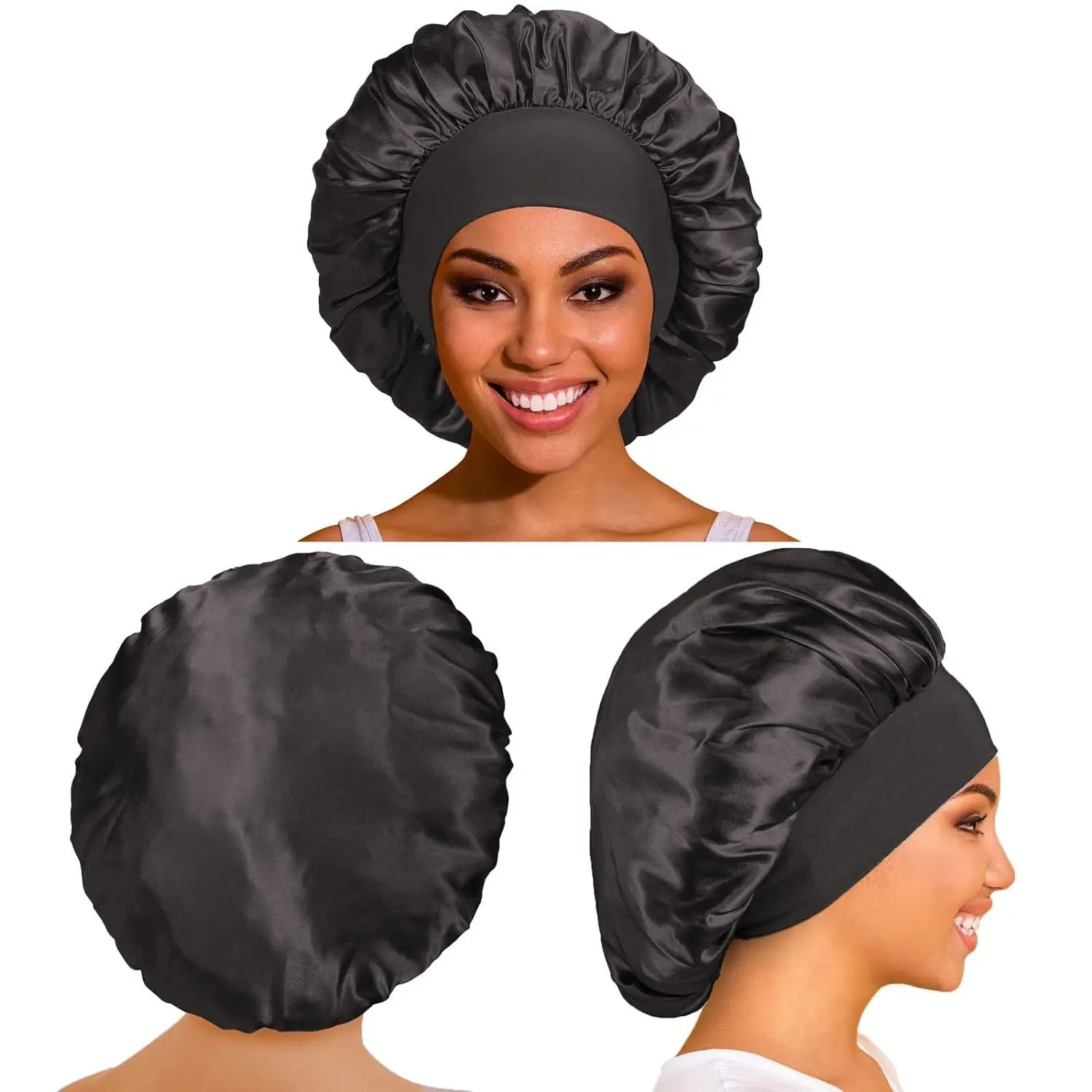 Women's Satin Solid Bonnets