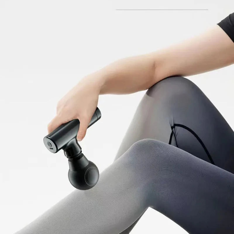 Portable Electric  LCD Screen 6 Heads Gun Muscle Massager