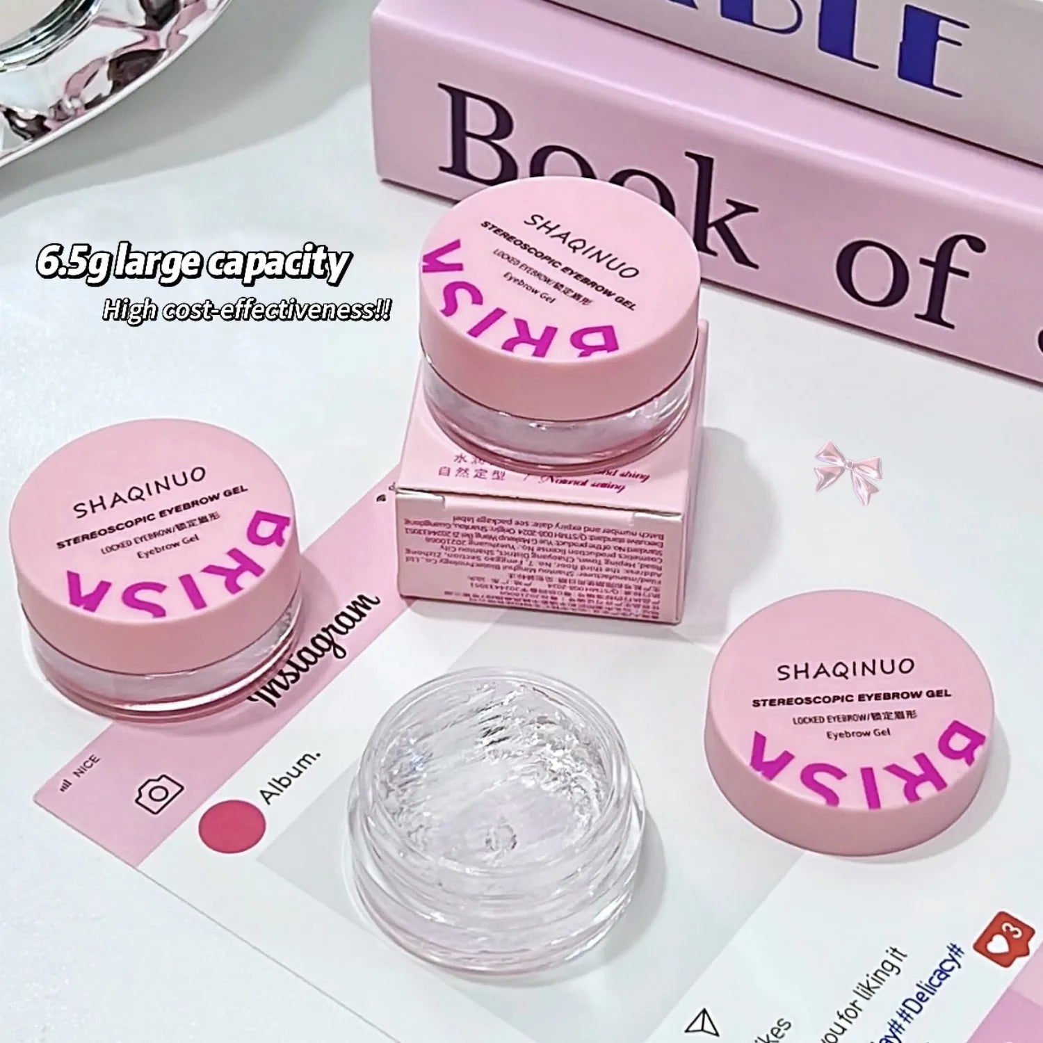 Three-dimensional Eyebrow Shaping Soap