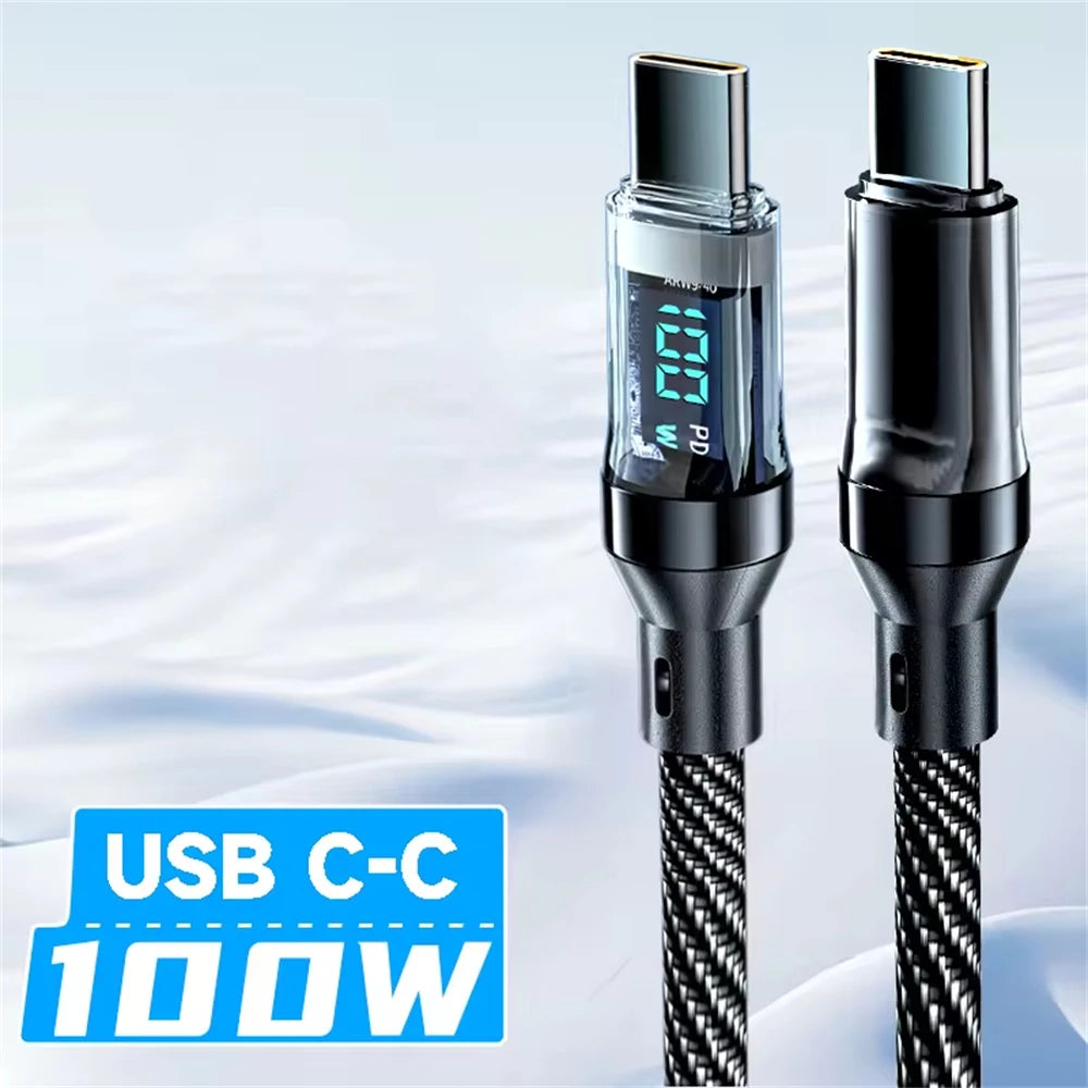 NNBILI 120W Type C to Type C Cable