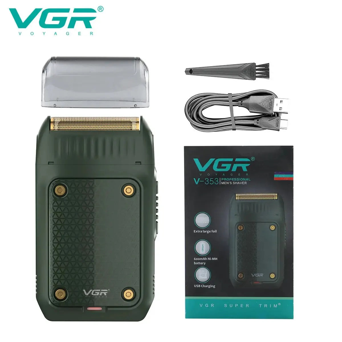 Portable Beard Trimmer Rechargeable Razor Mini Shaver