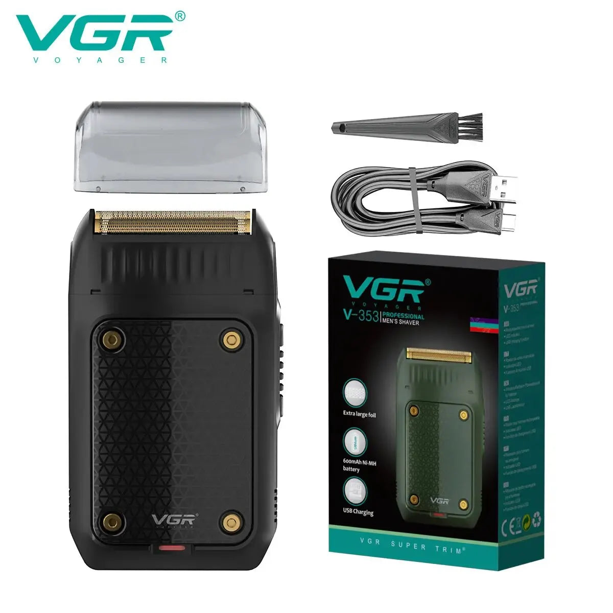 Portable Beard Trimmer Rechargeable Razor Mini Shaver