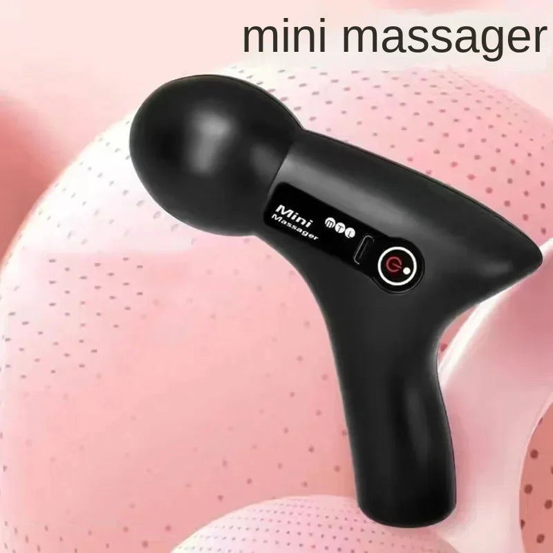 Portable Electric  LCD Screen 6 Heads Gun Muscle Massager