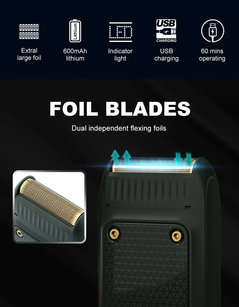 Portable Beard Trimmer Rechargeable Razor Mini Shaver