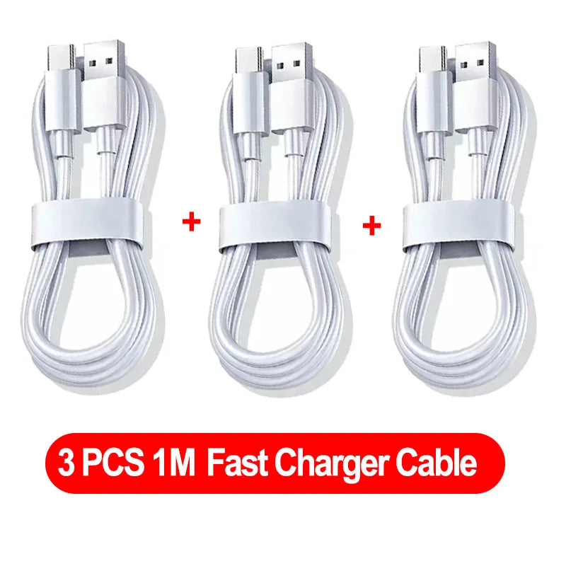 NNBILI 1-3PCS 10A 100W Type C Super Fast Charging Cable